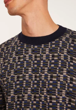 Montagut Graphic cotton and wool sweater - Lorente