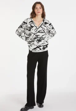 Montagut Graphic wool blend sweater - Carmina
