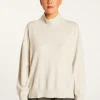 Montagut High neck cashmere sweater - Athena