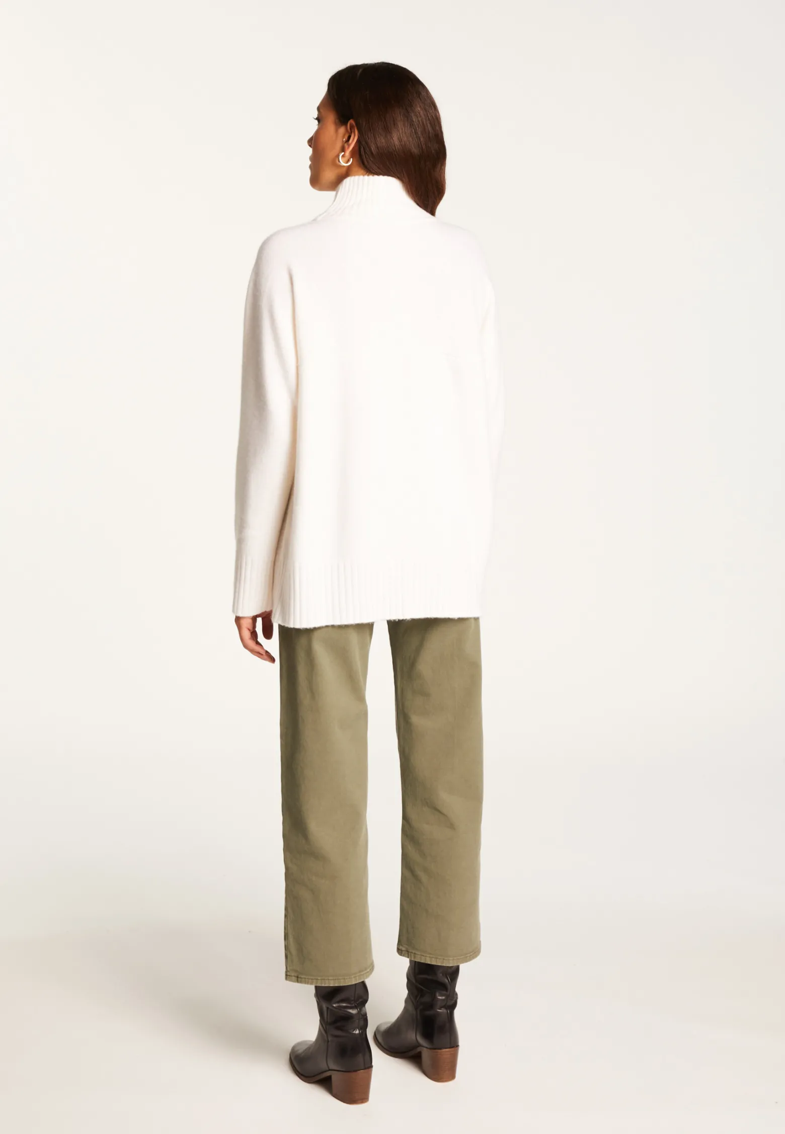 Montagut High neck cashmere sweater - Roxane