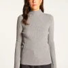 Montagut High neck sweater in wool blend - Reagan