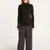 Montagut High neck sweater in wool blend - Reagan