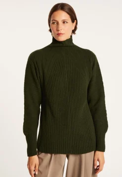 Montagut High neck sweater in wool and alpaca - Sylia