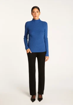 Montagut High neck sweater in wool blend - Reagan