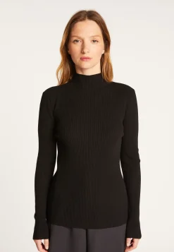 Montagut High neck sweater in wool blend - Reagan