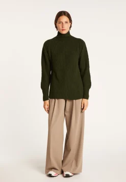 Montagut High neck sweater in wool and alpaca - Sylia