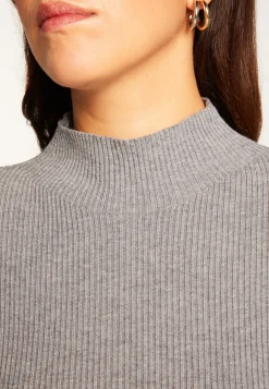 Montagut High neck sweater in wool blend - Reagan