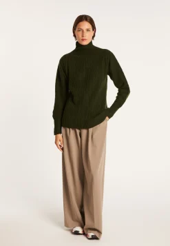 Montagut High neck sweater in wool and alpaca - Sylia