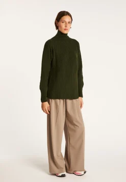 Montagut High neck sweater in wool and alpaca - Sylia