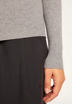 Montagut High neck sweater in wool blend - Reagan