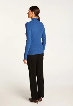 Montagut High neck sweater in wool blend - Reagan