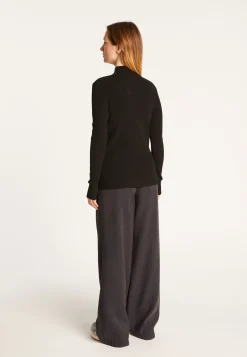 Montagut High neck sweater in wool blend - Reagan