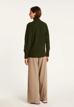 Montagut High neck sweater in wool and alpaca - Sylia