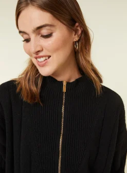 Montagut High-neck zipped cashmere blend sweater - Lodric