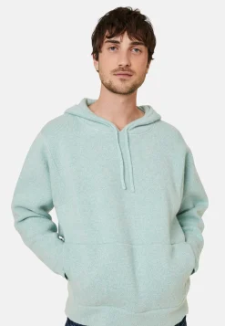 Montagut Hooded hoodie with pockets in wool and cashmere - Fabio