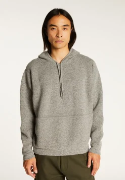 Montagut Hooded hoodie with pockets in wool and cashmere - Fabio