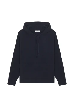 Montagut Hooded hoodie with pockets in wool and cashmere - Fabio