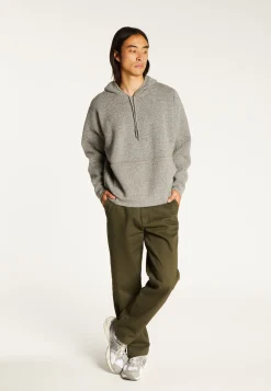 Montagut Hooded hoodie with pockets in wool and cashmere - Fabio