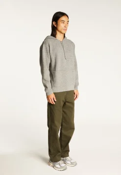 Montagut Hooded hoodie with pockets in wool and cashmere - Fabio