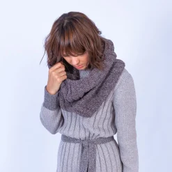 Montagut Hoodi in alpaca and wool - Gingera