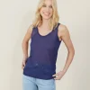 Montagut Iridescent effect round neck tank top - Ness