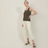 Montagut Iridescent effect round neck tank top - Ness