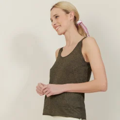 Montagut Iridescent effect round neck tank top - Ness