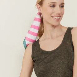 Montagut Iridescent effect round neck tank top - Ness
