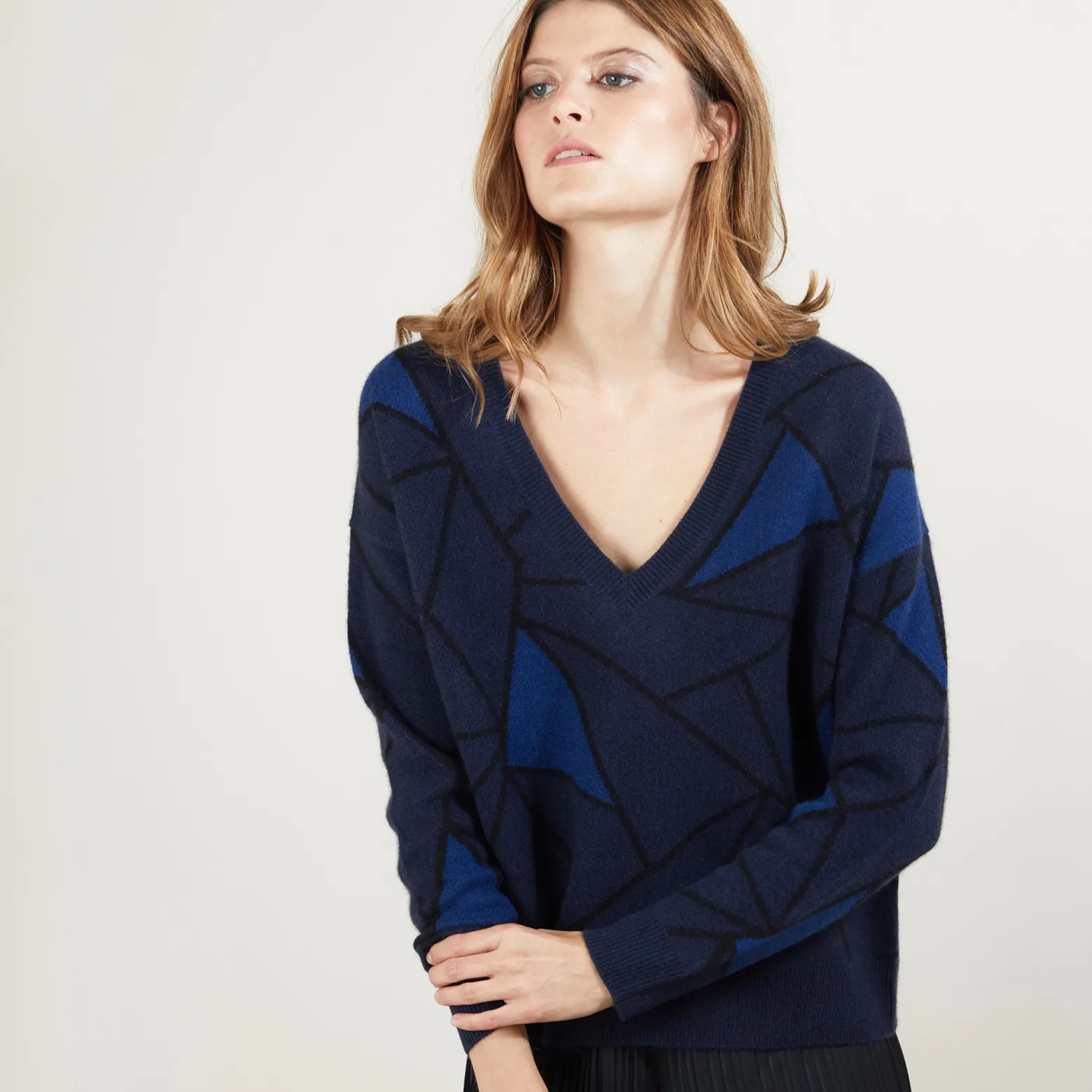 Montagut Jumper with geometric patterns - Felixa