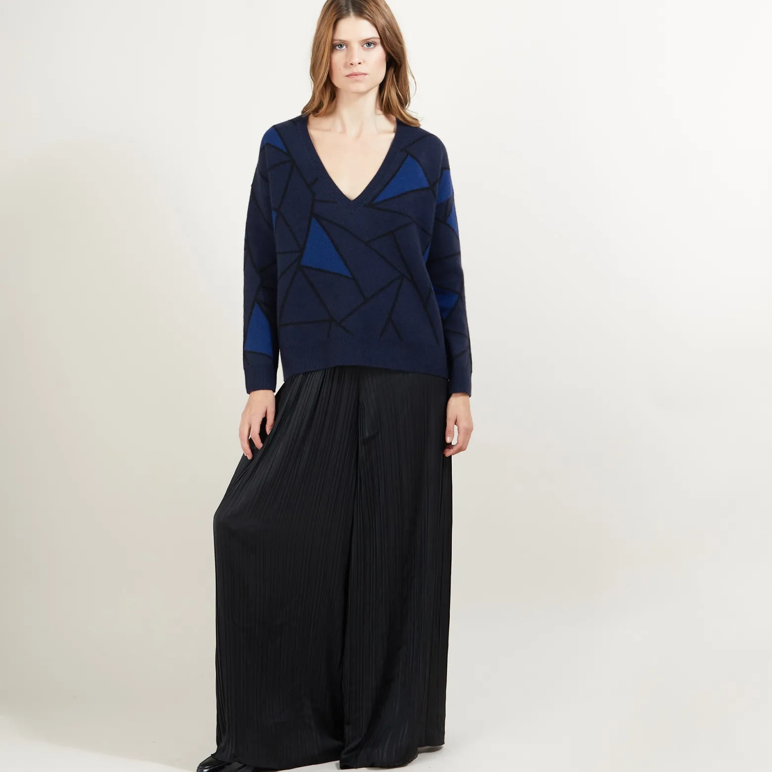 Montagut Jumper with geometric patterns - Felixa
