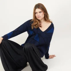 Montagut Jumper with geometric patterns - Felixa