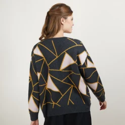 Montagut Jumper with geometric patterns - Felixa