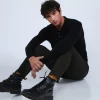 Montagut Jumper with polo shirt collar in merino wool - Eni