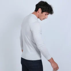 Montagut Jumper with polo shirt collar in merino wool - Eni