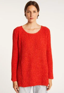 Montagut Jumper with slits in silk and wool velour - Bonnou