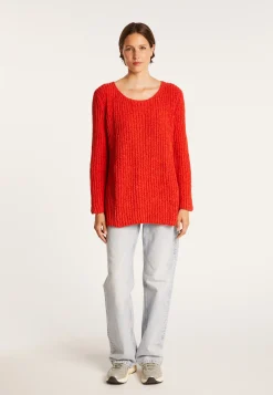 Montagut Jumper with slits in silk and wool velour - Bonnou
