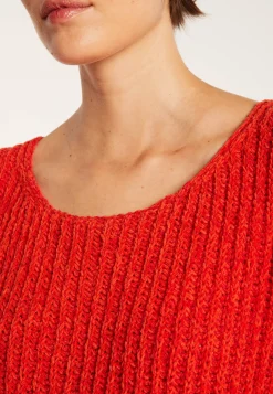 Montagut Jumper with slits in silk and wool velour - Bonnou