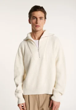 Montagut Large cotton trucker neck sweater - Bill
