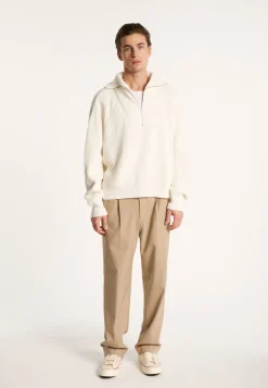 Montagut Large cotton trucker neck sweater - Bill