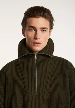 Montagut Large cotton trucker neck sweater - Bill