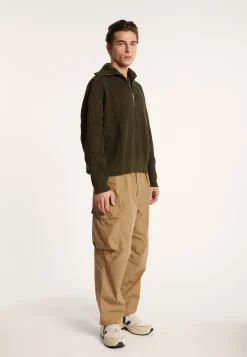 Montagut Large cotton trucker neck sweater - Bill