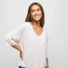 Montagut Light cashmere elbow sleeve T-shirt - Solange