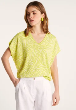 Montagut Light slub linen t-shirt - Leona