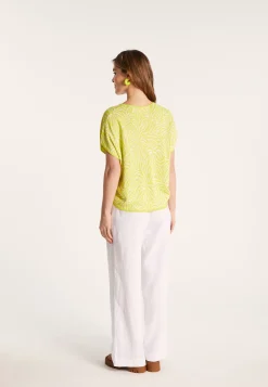 Montagut Light slub linen t-shirt - Leona
