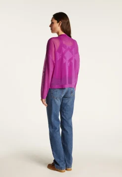 Montagut Light thread zipped sweater - Denyze