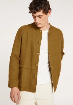 Montagut Linen buttoned jacket with pockets - Dallas