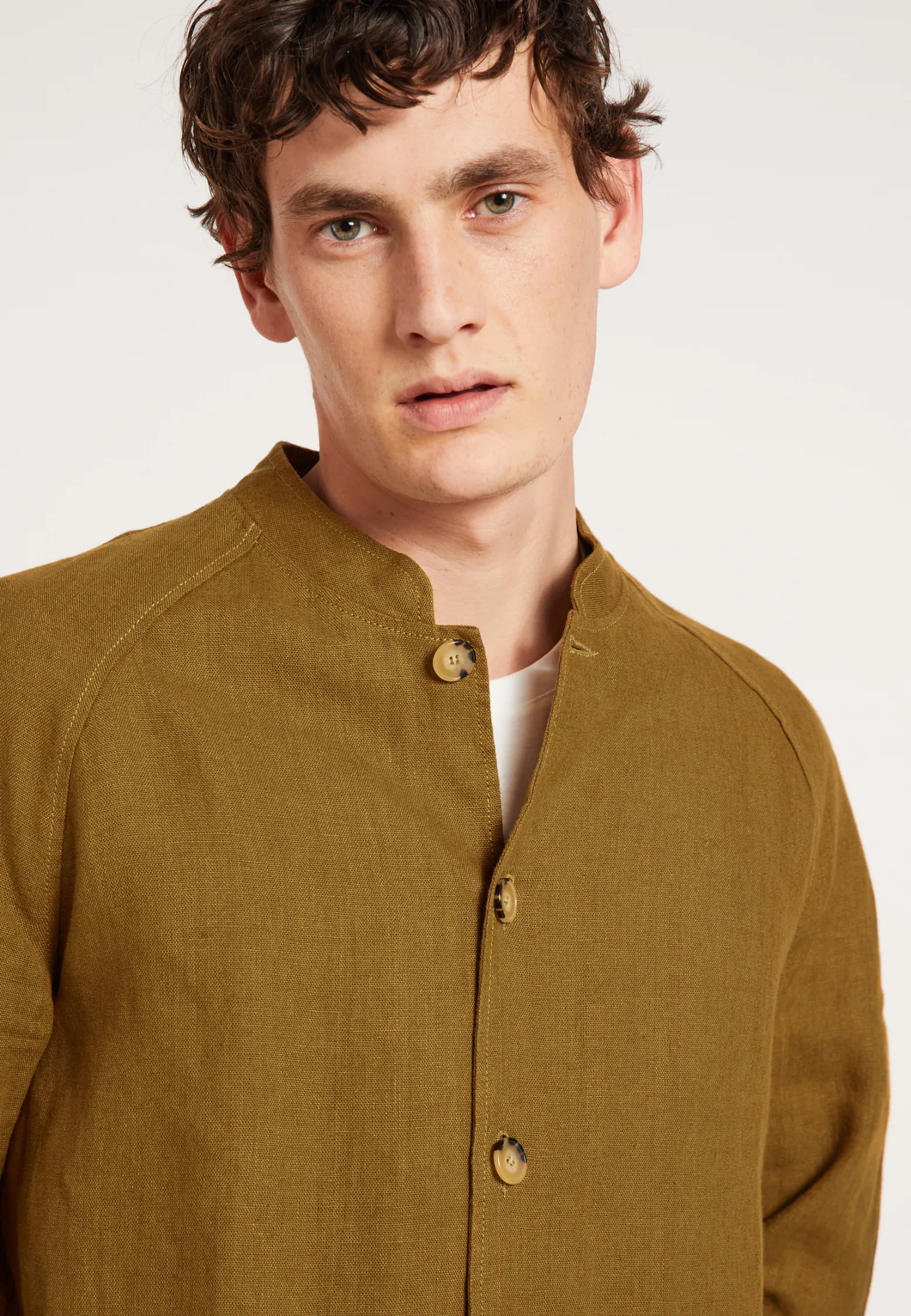 Montagut Linen buttoned jacket with pockets - Dallas