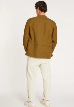 Montagut Linen buttoned jacket with pockets - Dallas