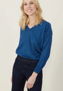 Montagut Linen cashmere hammer armholes sweater - Bailen