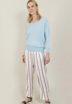 Montagut Linen cashmere hammer armholes sweater - Bailen